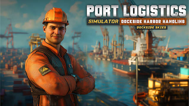 Capa de Port Logistics Simulator: Dockside Harbor Handling – Dockside Skies