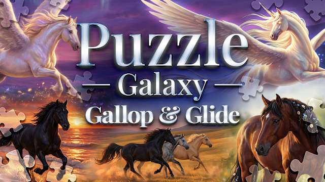 Capa de Puzzle Galaxy: Gallop & Glide - 58 new puzzles