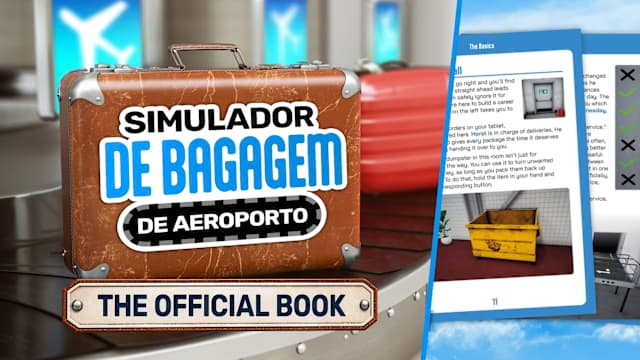 Capa de Simulador de Bagagem de Aeroporto - O Livro Oficial