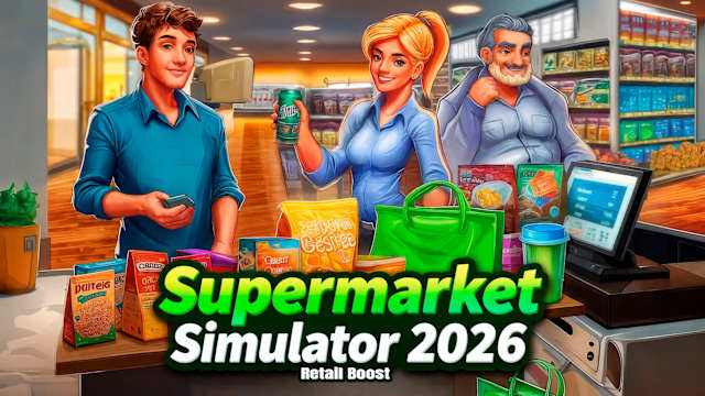Capa de Supermarket Simulator 2026: Retail Boost