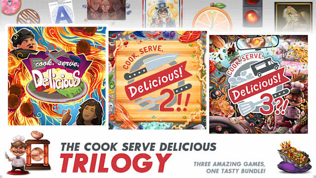 Capa de Cook, Serve, Delicious, Trilogy!