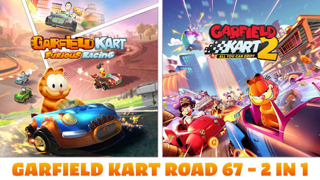 Capa de Garfield Kart Road 67 - 2 in 1