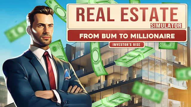 Capa de REAL ESTATE Simulator – FROM BUM TO MILLIONAIRE: Investor’s Rise