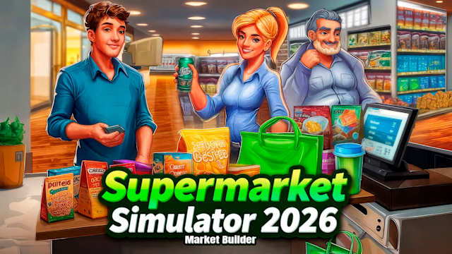 Capa de Supermarket Simulator 2026: Market Builder