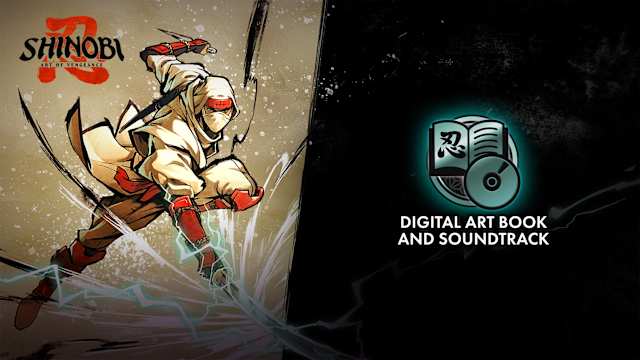 Capa de SHINOBI: Art of Vengeance - Livro de arte e Trilha sonora digitais