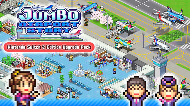 Capa de Jumbo Airport Story – Nintendo Switch 2 Edition Upgrade pack