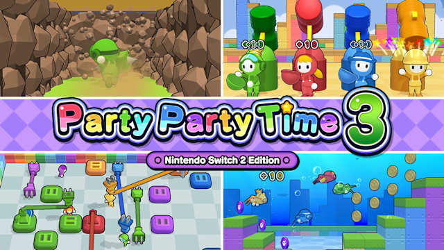 Capa de Party Party Time 3 Nintendo Switch 2 Edition upgrade pack