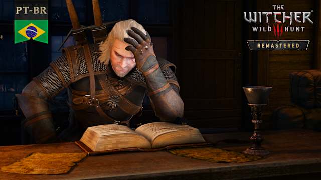 Capa de (PTBR) The Witcher 3: Wild Hunt — Remastered Language Pack