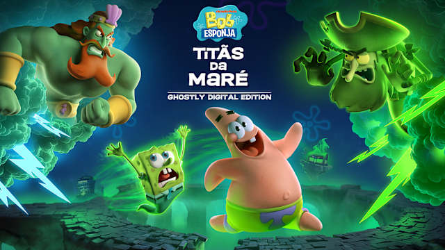 Capa de Bob Esponja: Titãs da Maré - Ghostly Digital Edition