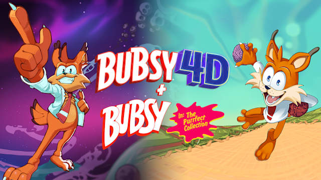Capa de Bubsy 4D + Bubsy in: The Purrfect Collection