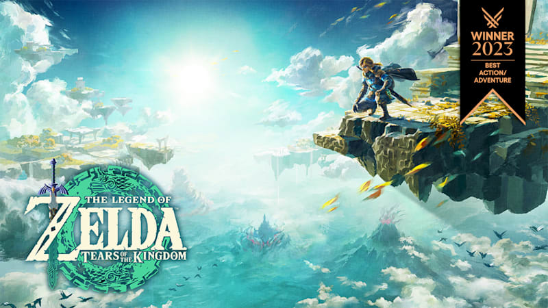 The cover of the game The Legend of Zelda: Tears of the Kingdom