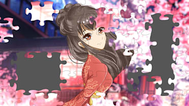 Anime Beauty Girl Puzzle - Love Game History Adventure 4