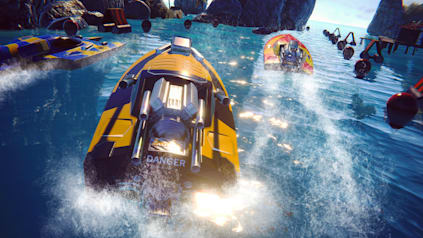 Race Boat Simulator - 3D Stunt Racing Driving Ship in Ocean 3