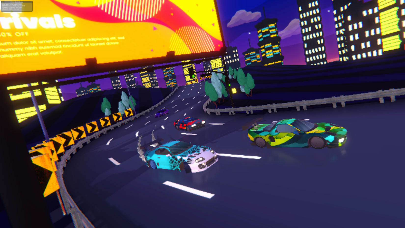 像素漂移：复古赛车-Pixel Retro Drift: Arcade Car Racing-游戏截图-好玩游戏库