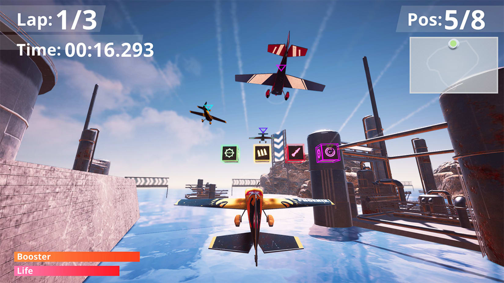 空中赛车：飞行与战斗模拟器-Sky Airplane Racer: Flight &amp; Fight Simulator-游戏截图-好玩客