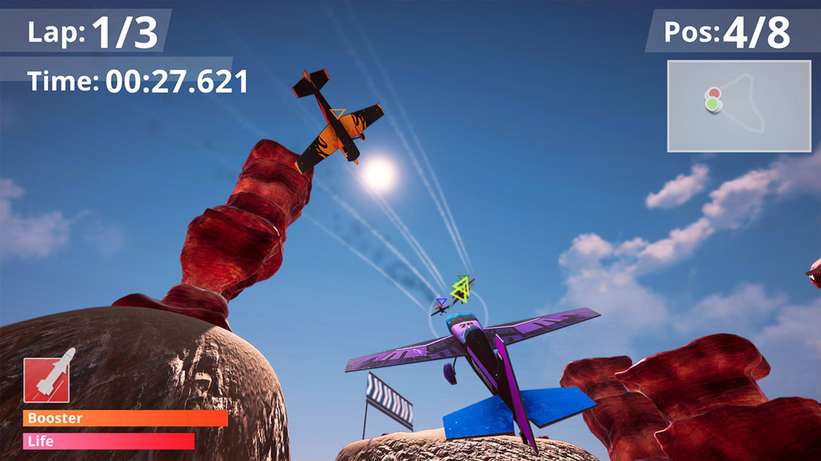空中赛车：飞行与战斗模拟器-Sky Airplane Racer: Flight &amp; Fight Simulator-游戏截图-好玩客