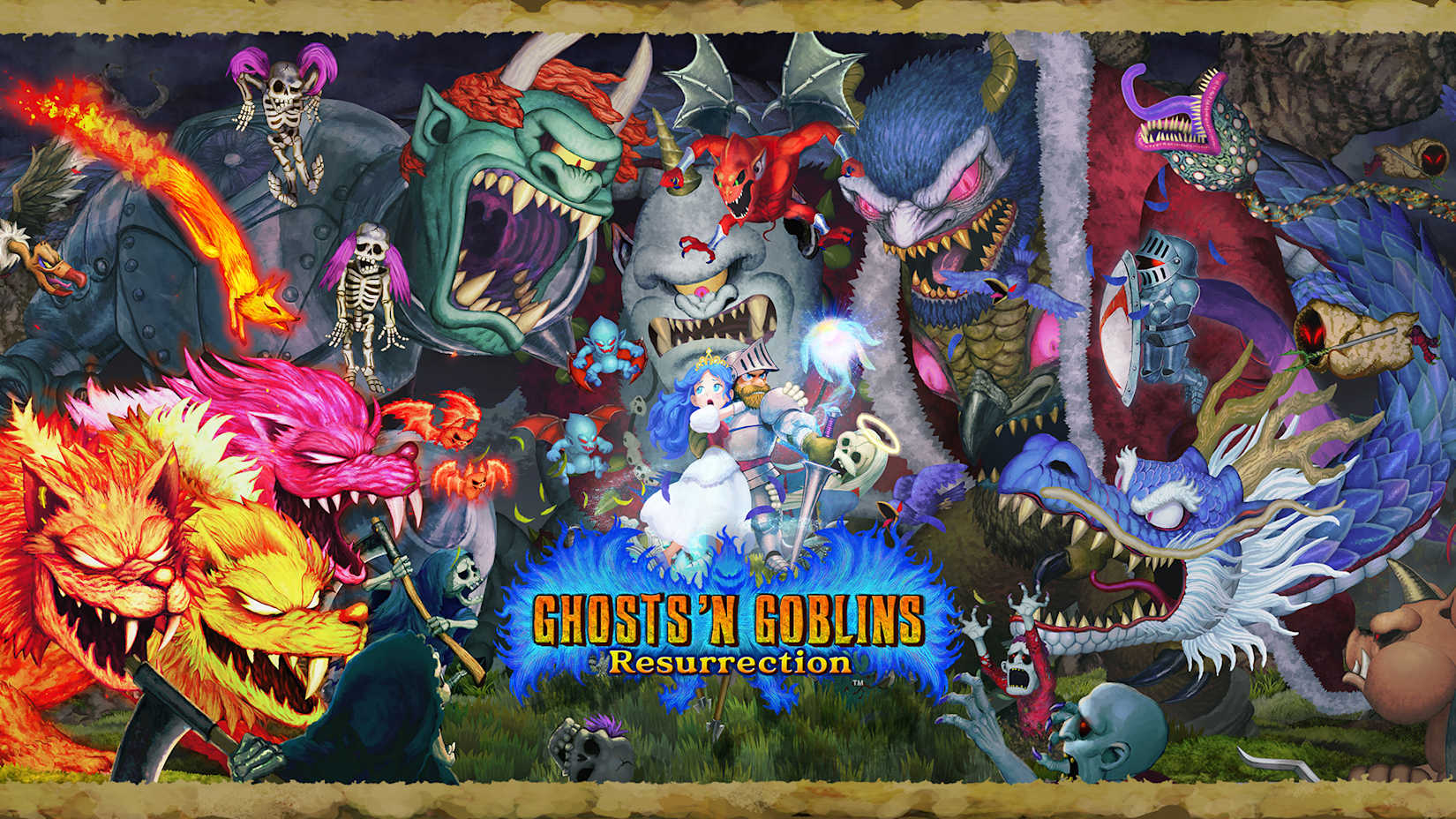 Capa de Ghosts 'n Goblins Resurrection