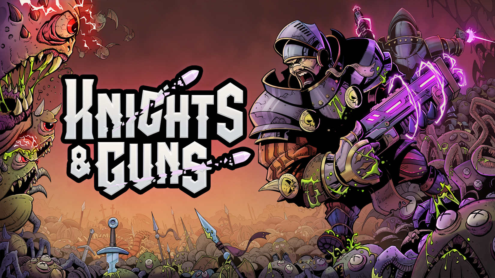 Capa de Knights & Guns