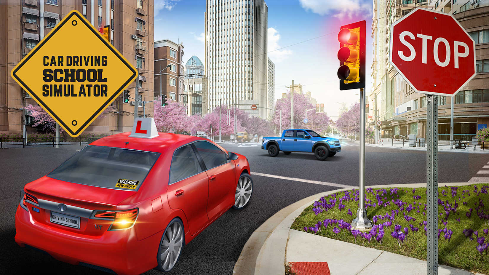 Capa de Car Driving School Simulator
