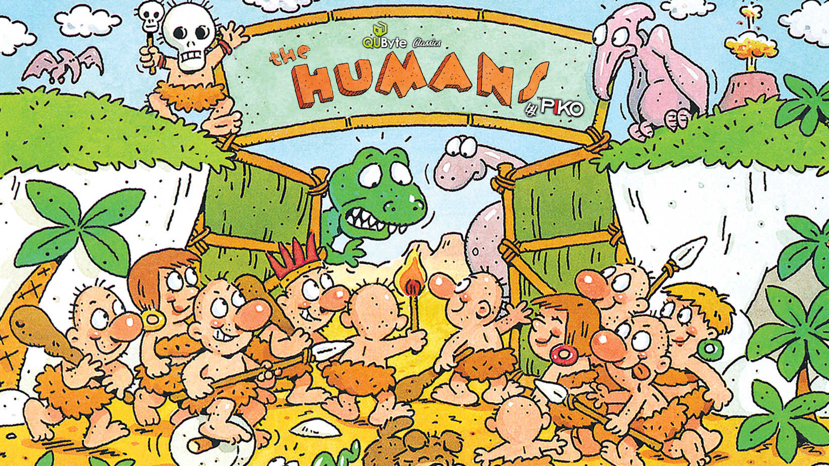 Capa de QUByte Classics - The Humans by PIKO