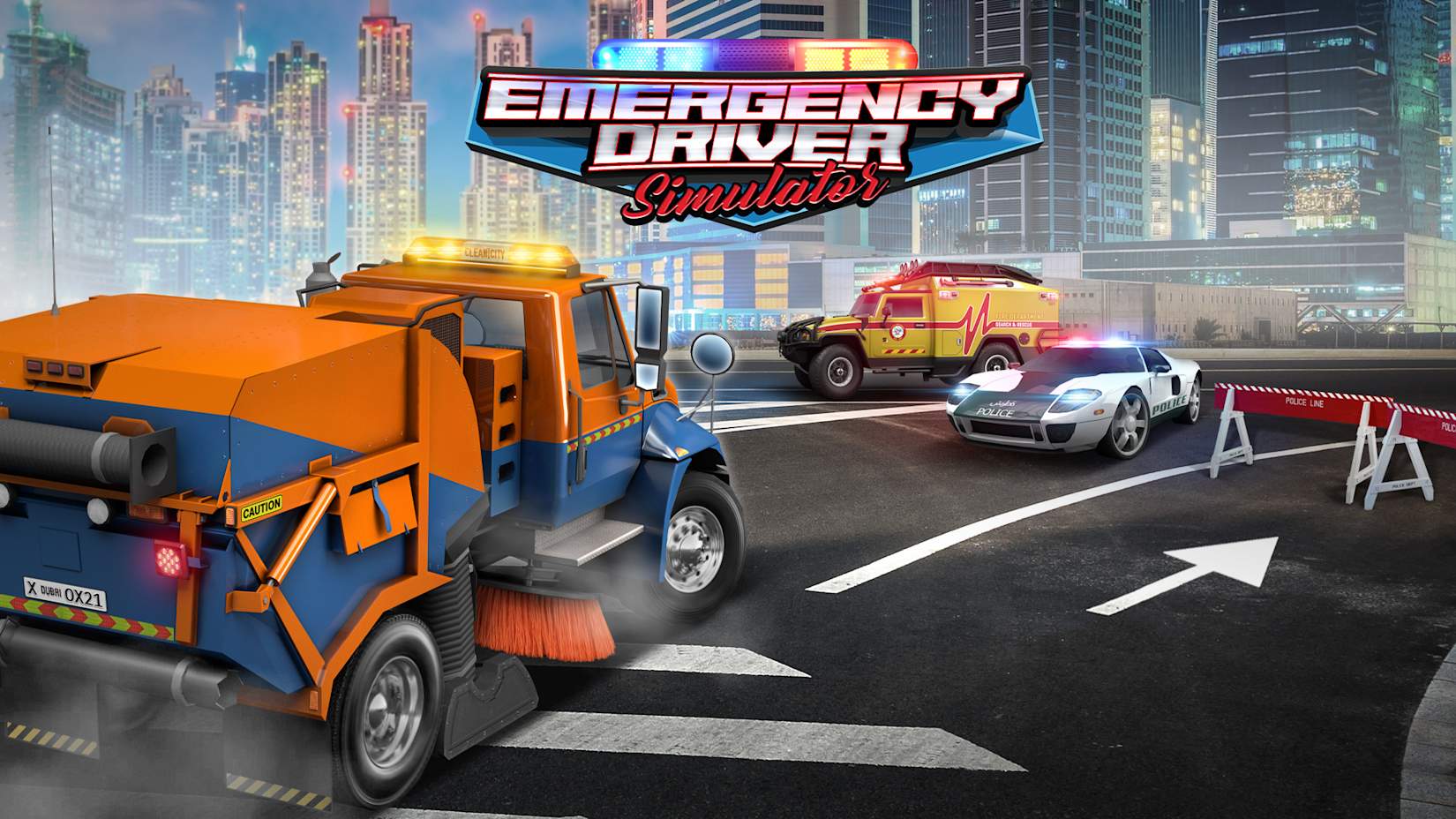 Capa de Emergency Driver Simulator