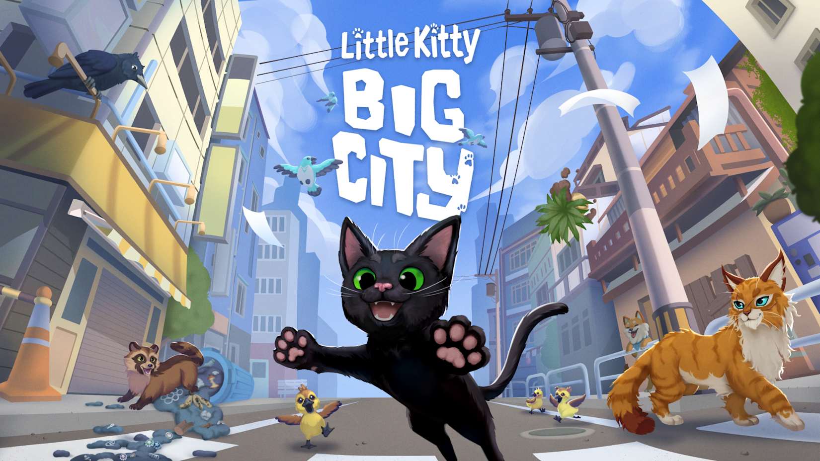 Capa de Little Kitty, Big City
