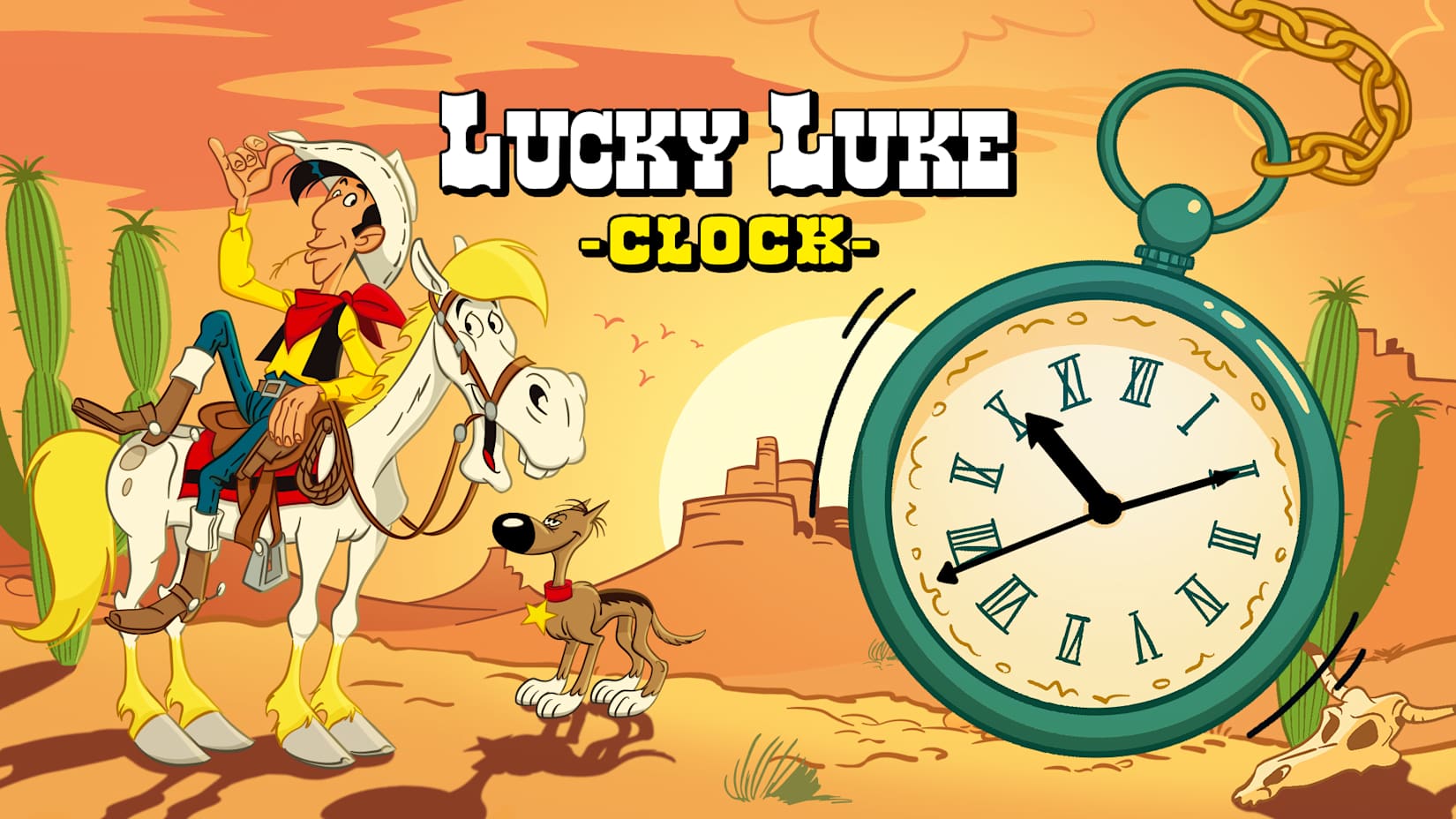 Capa de Lucky Luke - Clock
