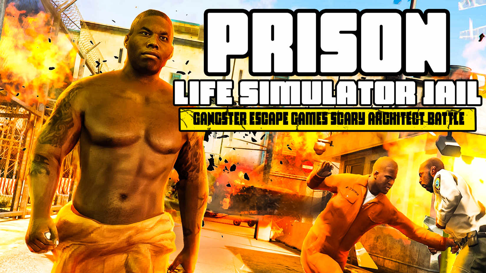 Capa de Prison Life Simulator Jail - Gangster Escape Games Scary Architect Battle