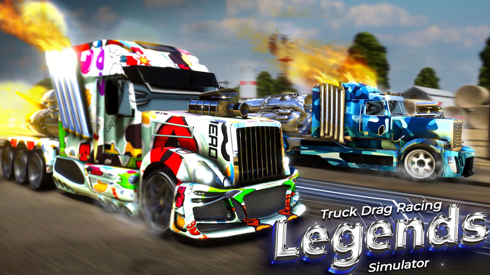 Capa de Truck Drag Racing Legends Simulator