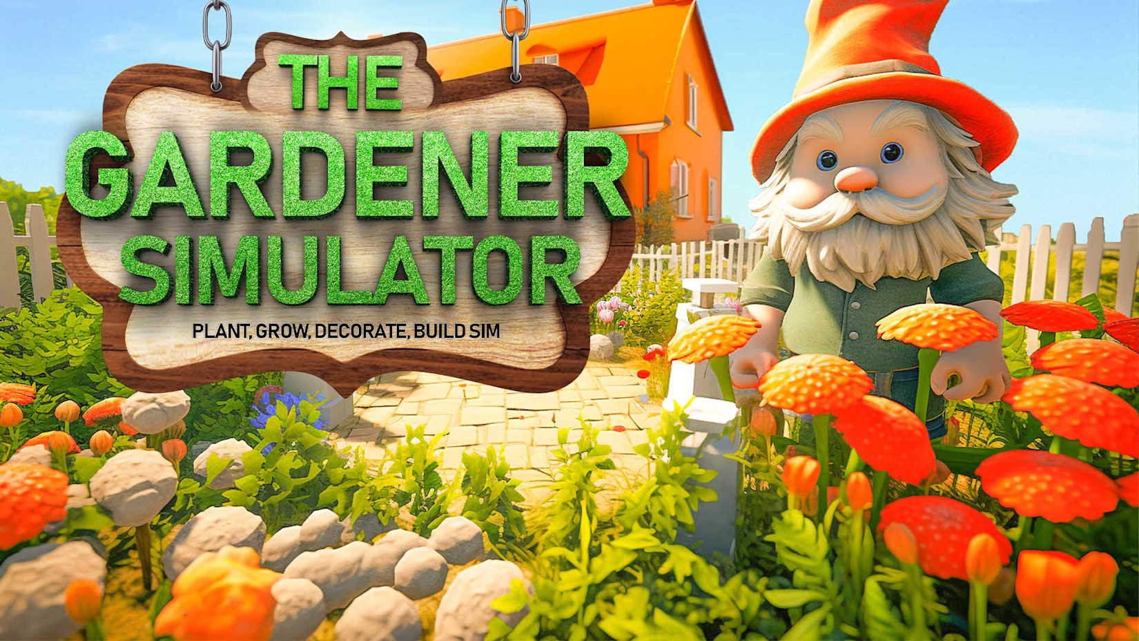 Capa de The Gardener Simulator - Plant, Grow, Decorate, Build Sim