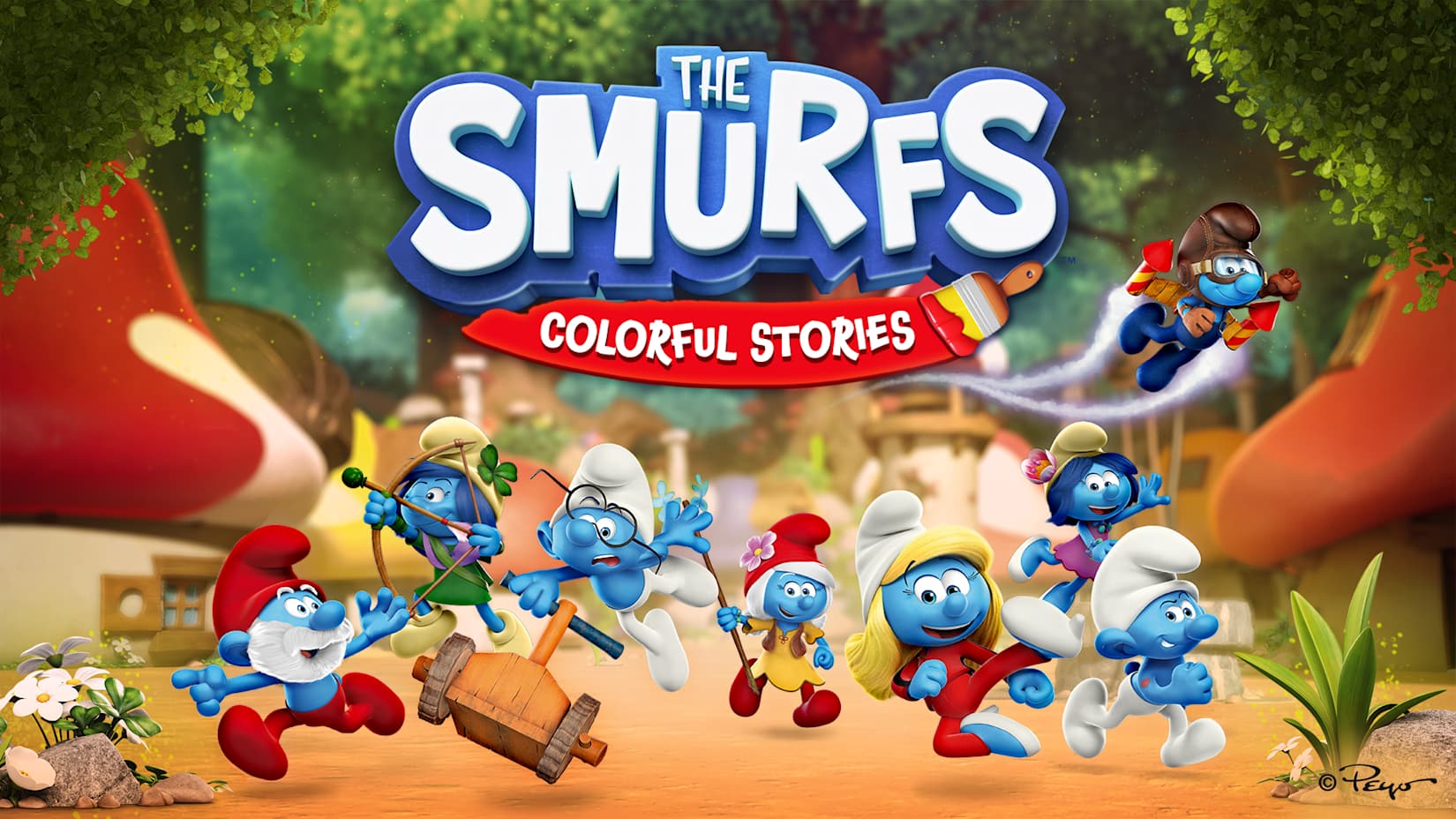 Capa de The Smurfs: Colorful Stories