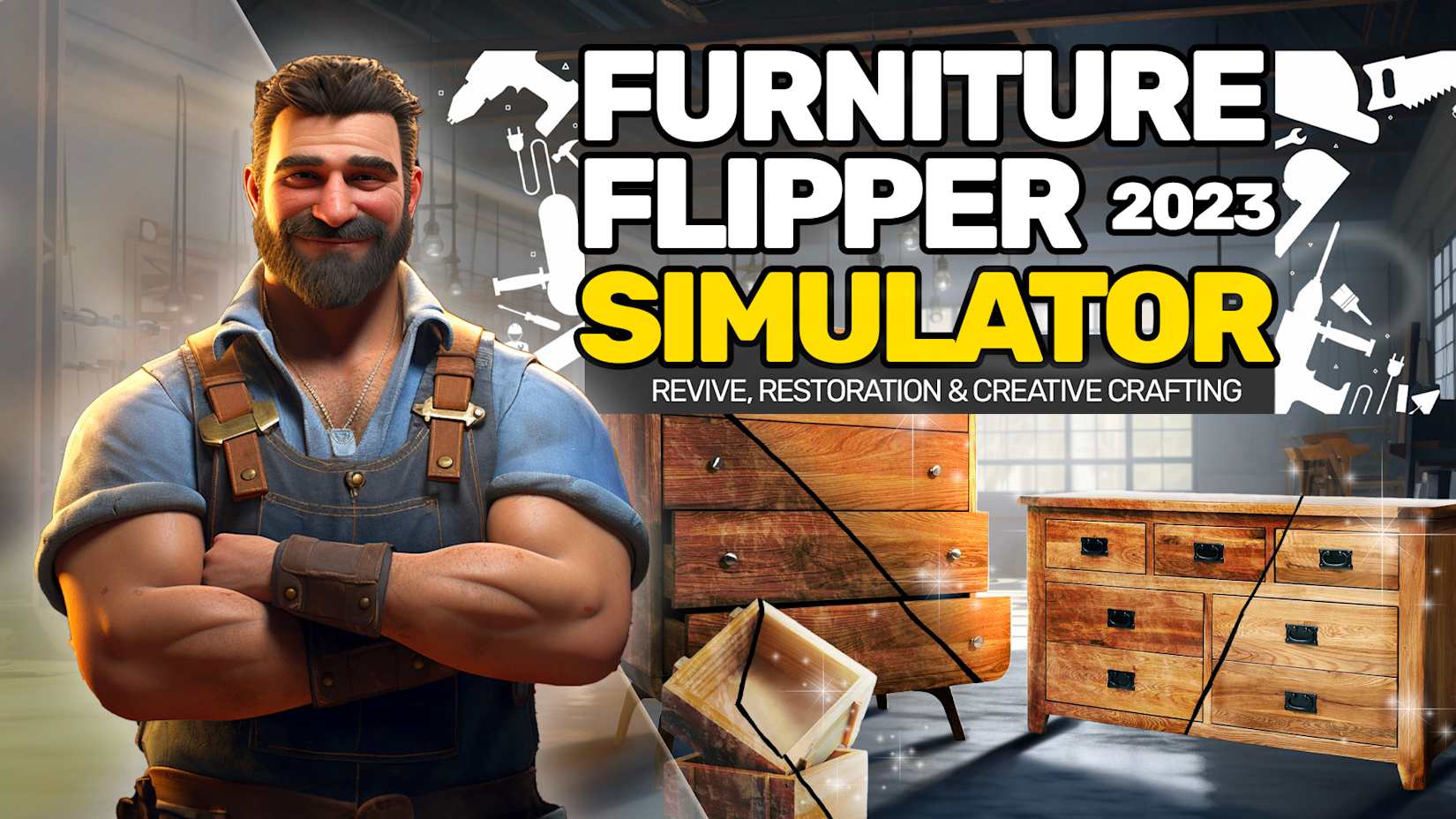 Capa de Furniture Flipper Simulator 2023: Revive, Restoration & Creative Crafting
