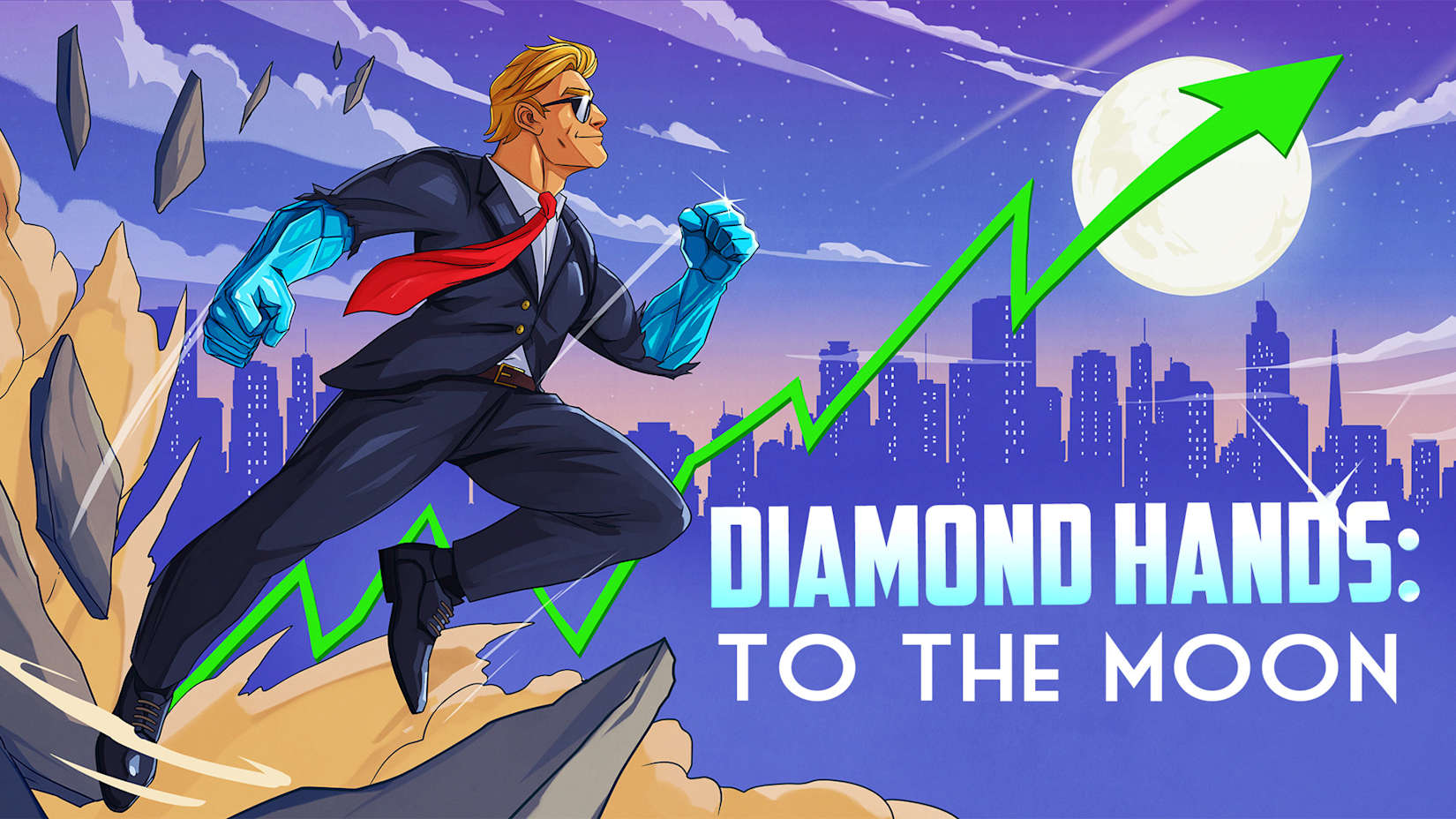 Capa de Diamond Hands: To The Moon