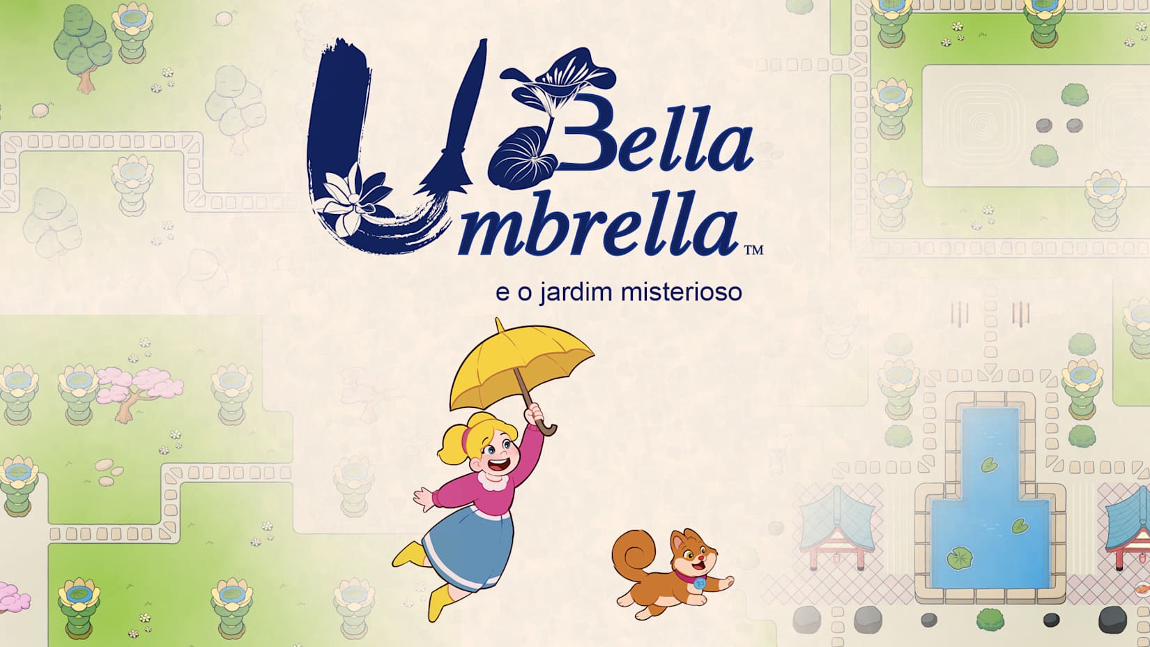 Capa de Bella Umbrella e o jardim misterioso