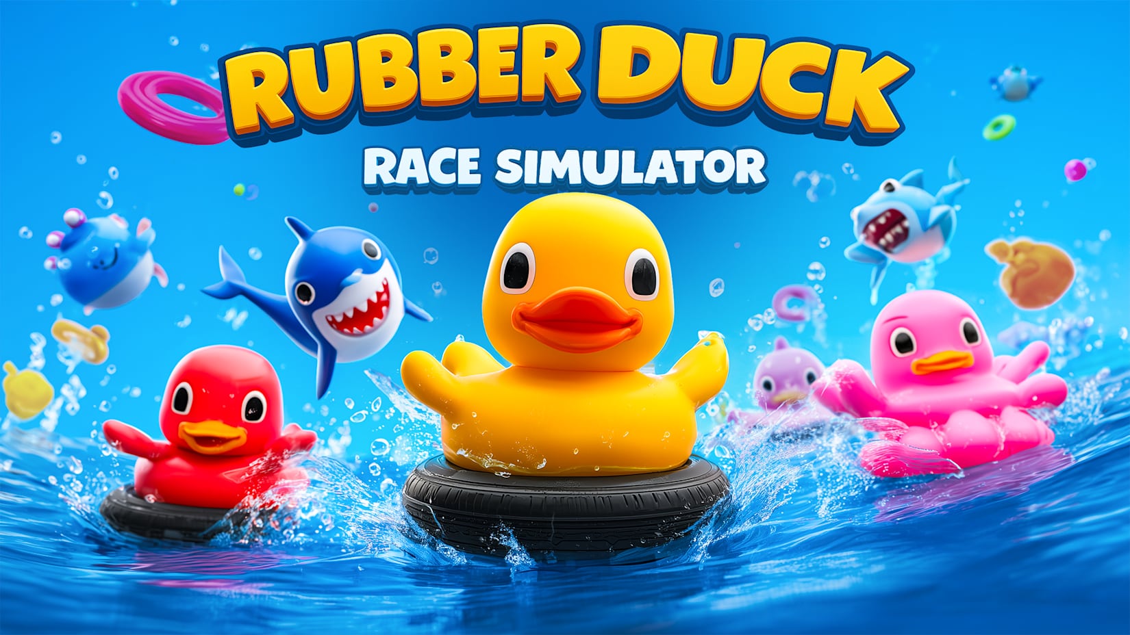 Capa de Rubber Duck Race Simulator