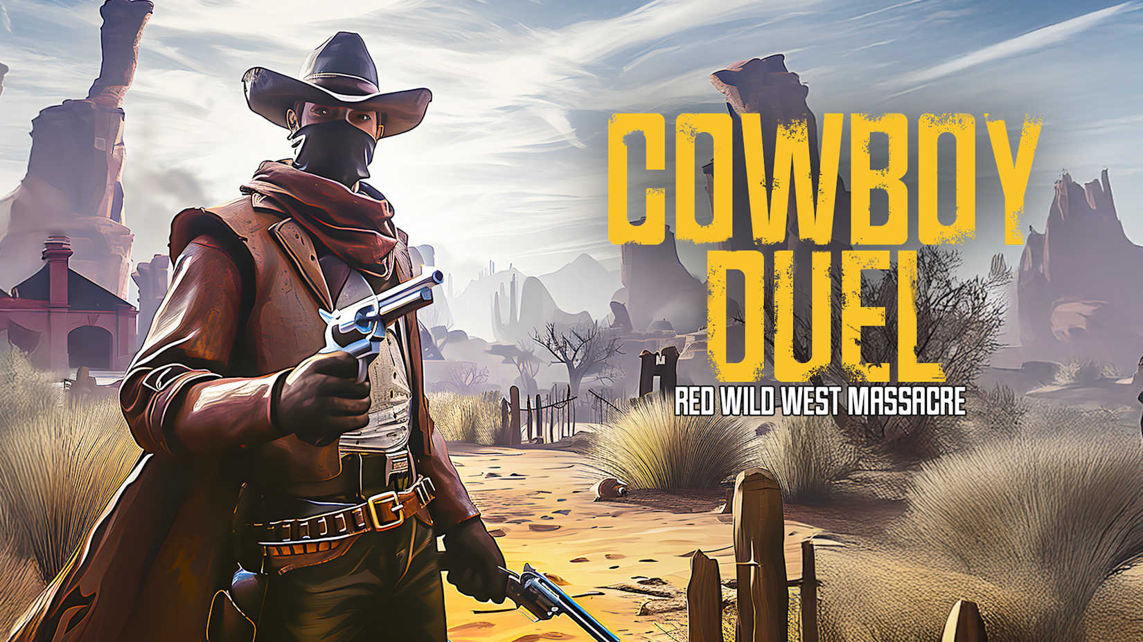Capa de Cowboy Duel: Red Wild West Massacre