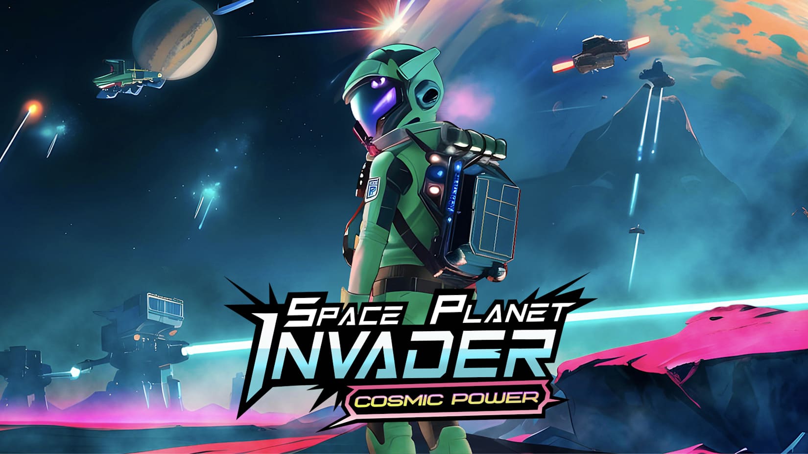 Capa de Space Planet Invader - Cosmic Power