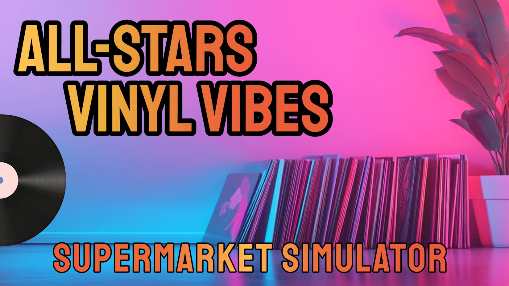 Capa de All-Star Supermarket Simulator: Vinyl Vibes
