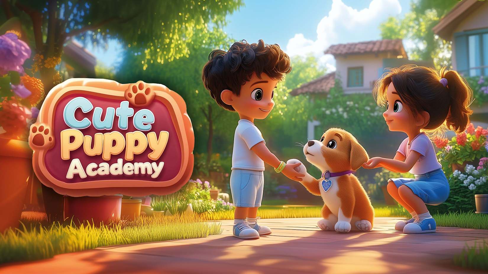 Cute Puppy Academy 封面
