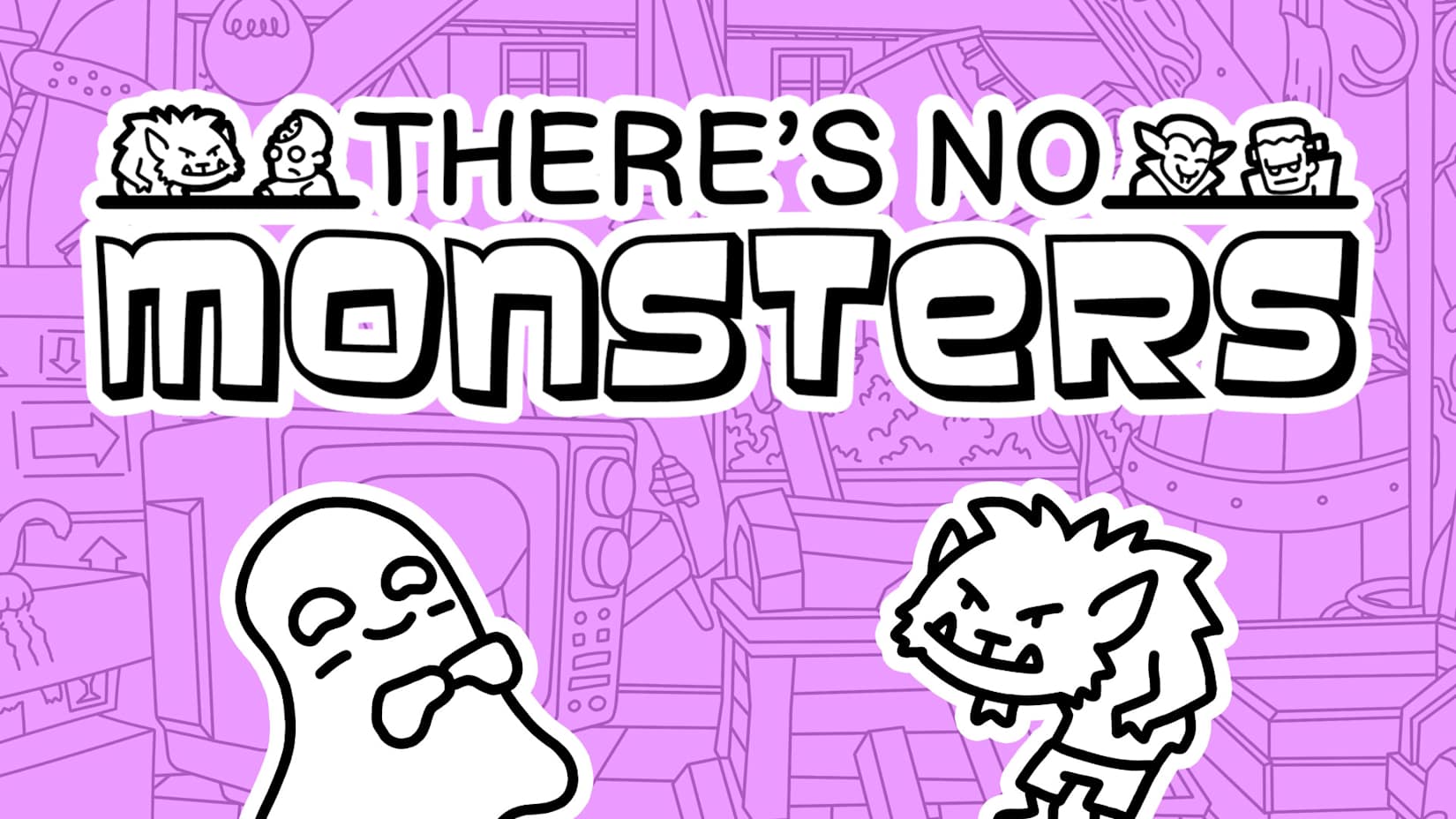 Capa de There's No Monsters