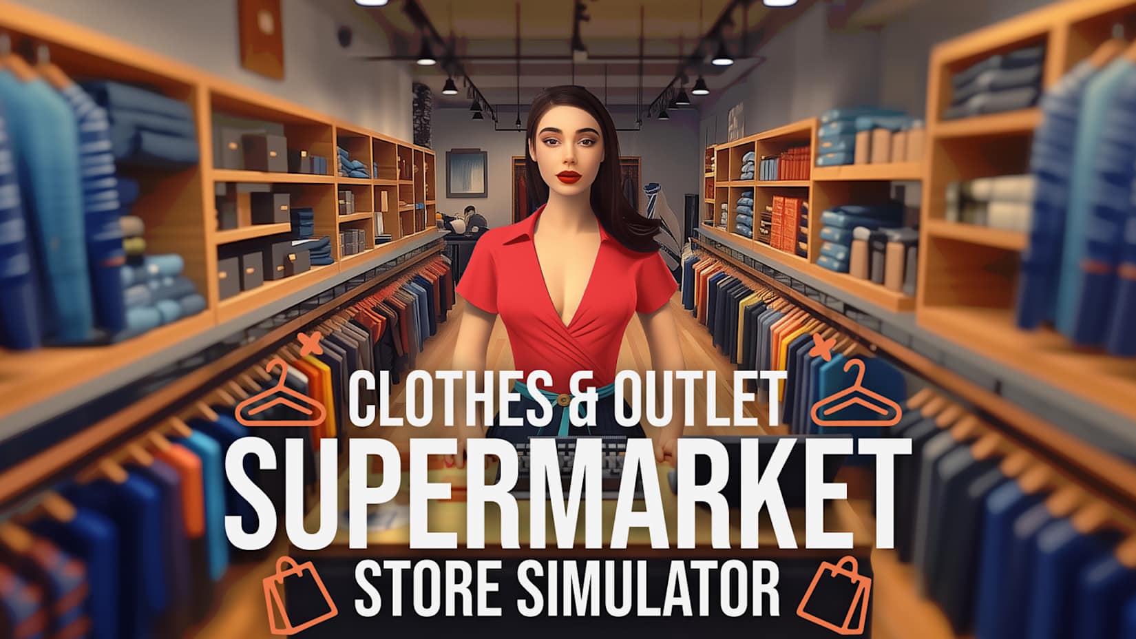 Capa de Clothes & Outlet Supermarket Store Simulator