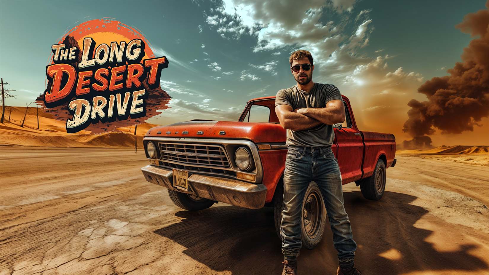 Capa de The Long Desert Drive