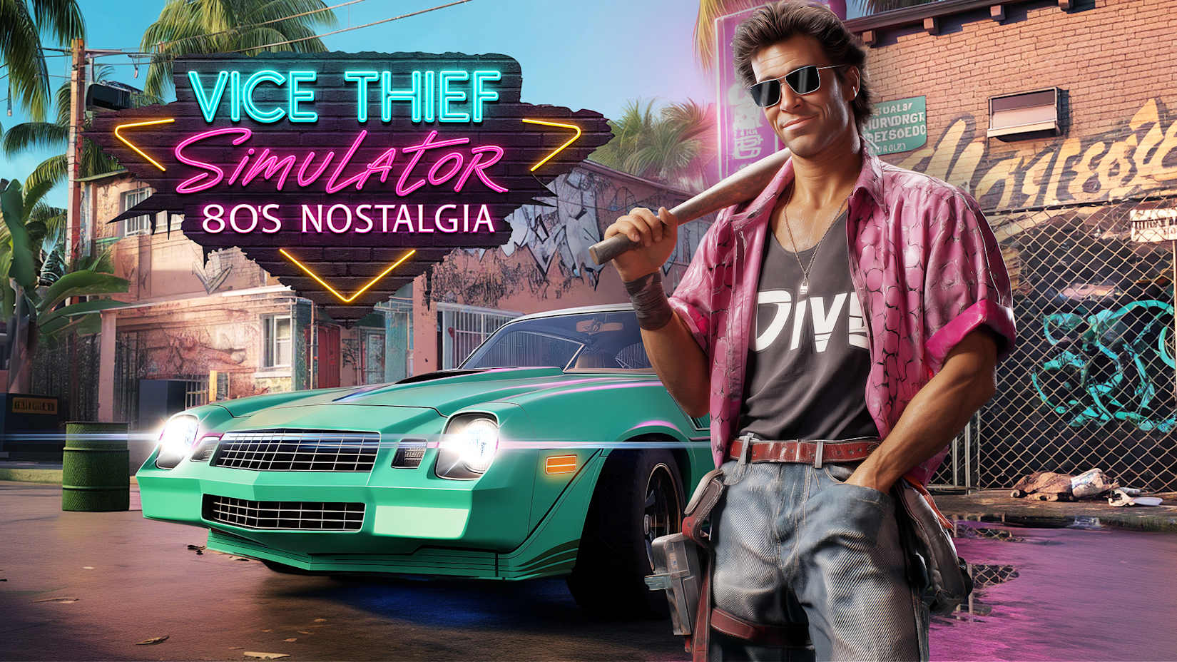 Capa de Vice Thief Simulator: 80s Nostalgia