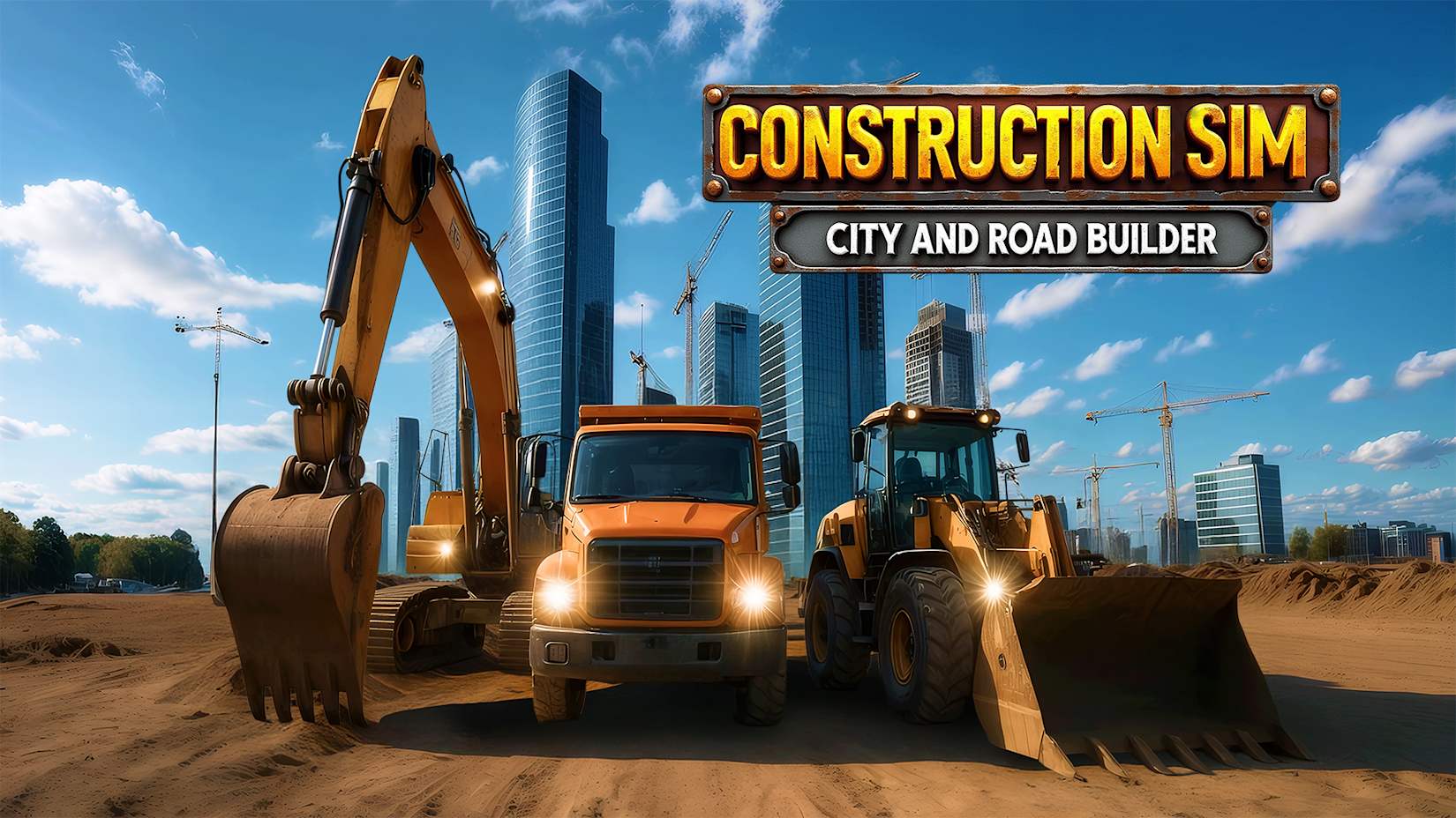Capa de Construction Sim: City and Road Builder