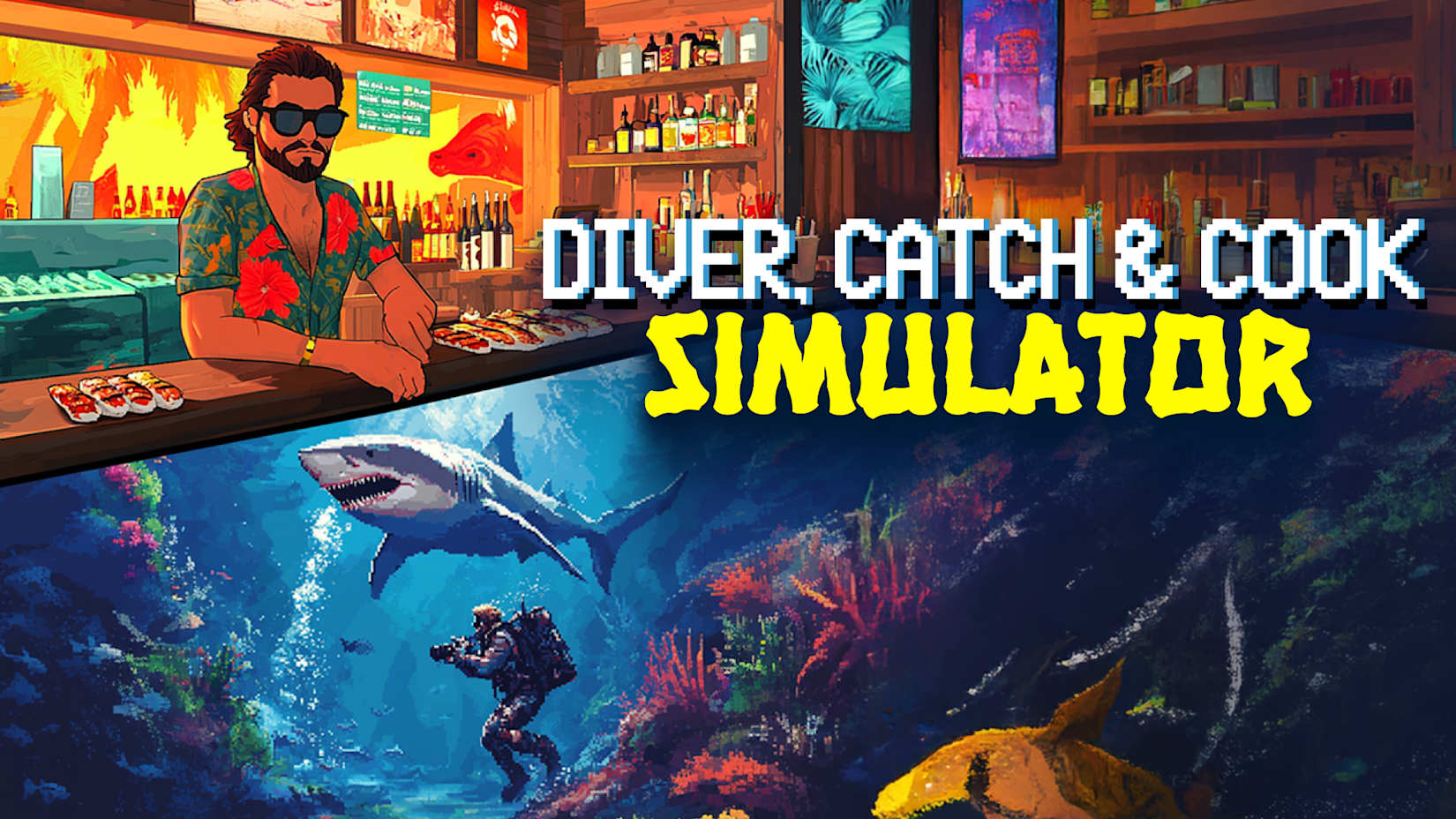 Capa de Diver, Catch & Cook Simulator