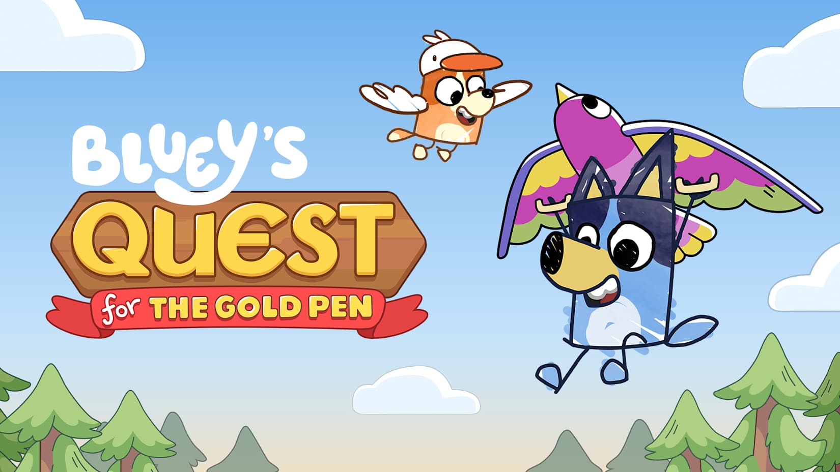 Capa de Bluey's Quest For The Gold Pen