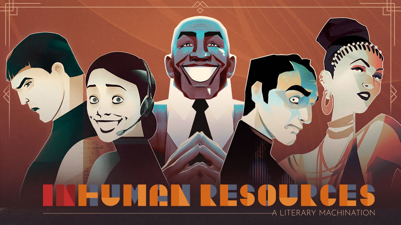 Capa de Inhuman Resources: A Literary Machination