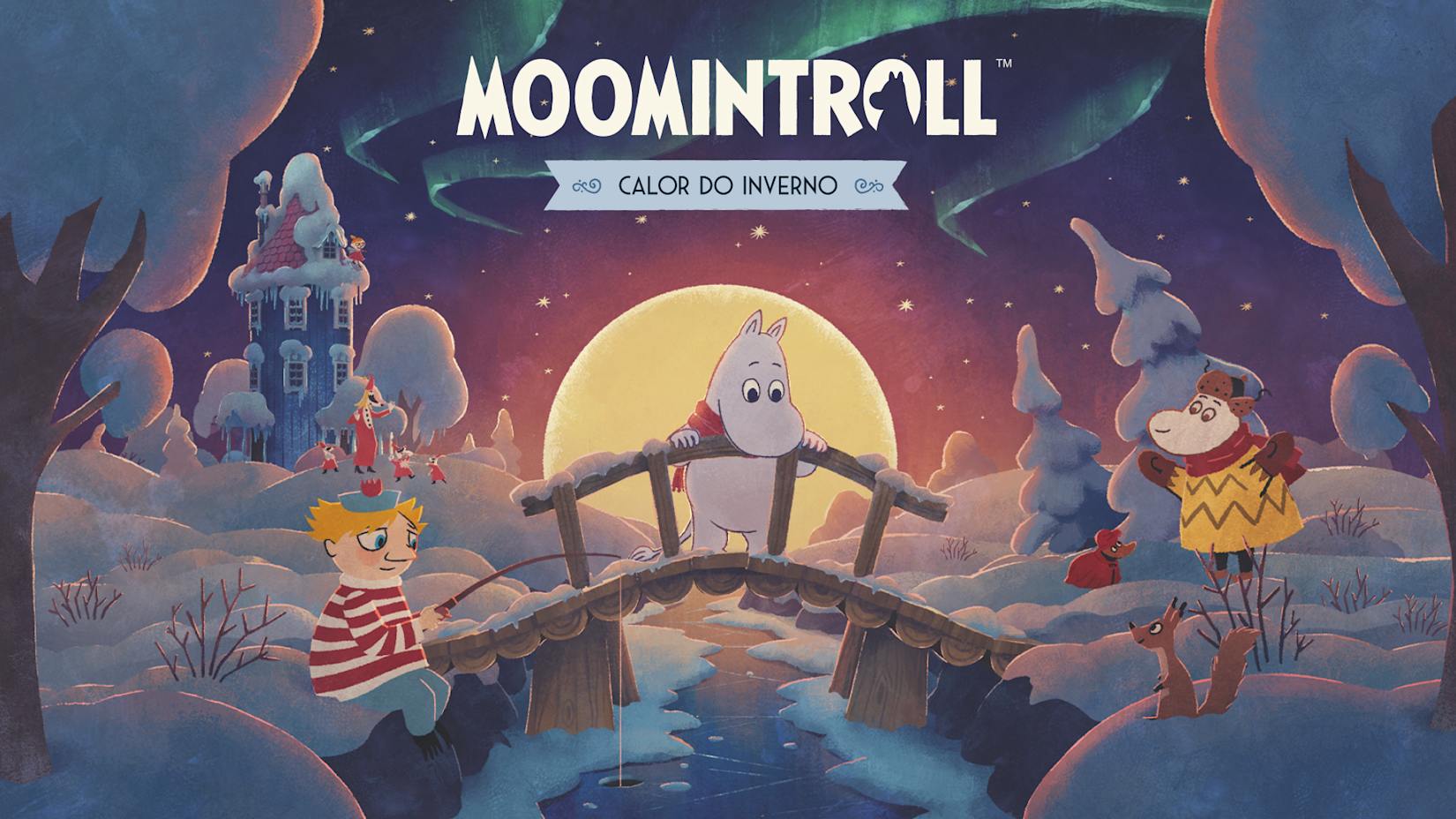 Capa de Moomintroll: Calor do Inverno