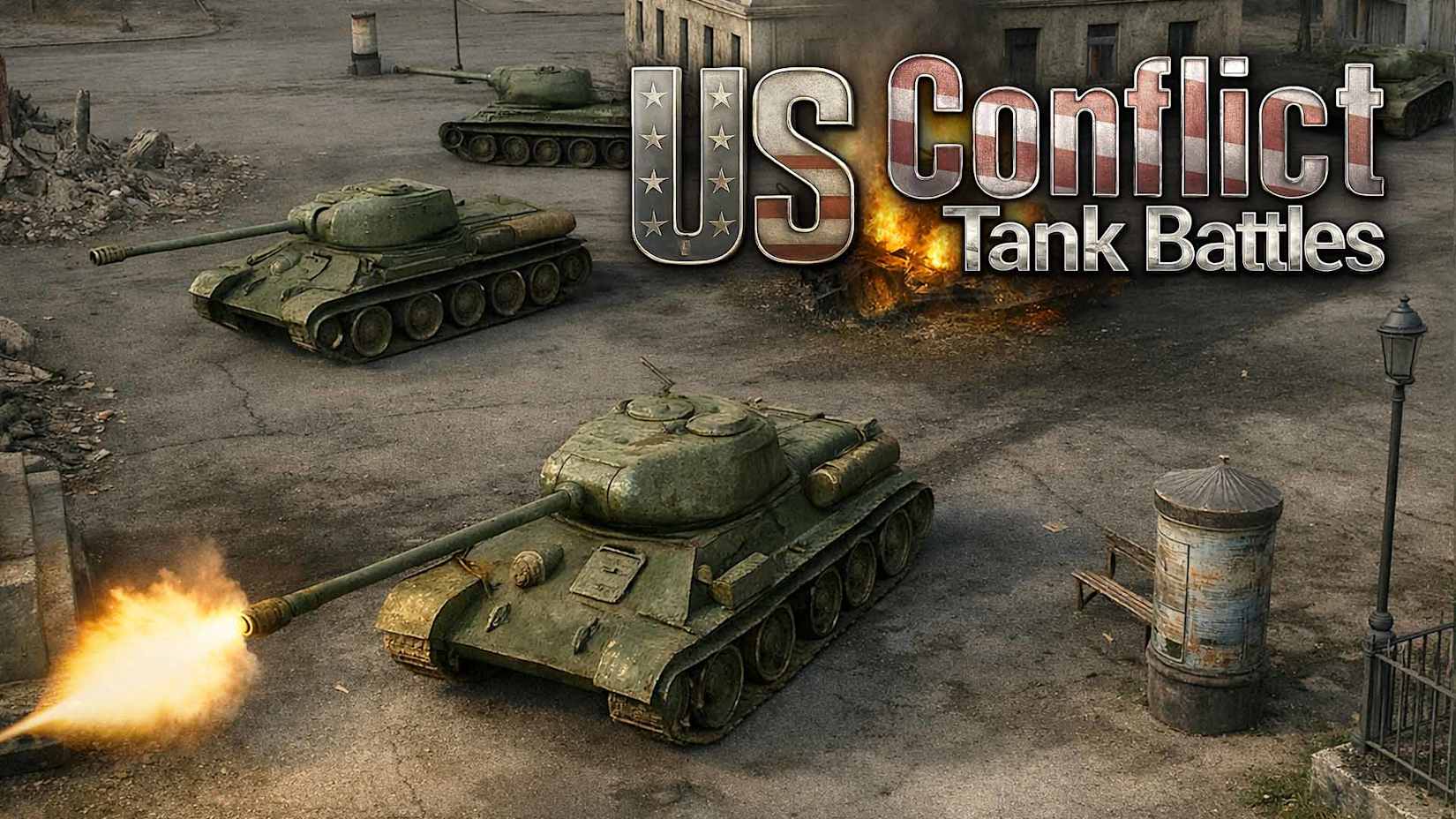Capa de US Conflict - Tank Battles