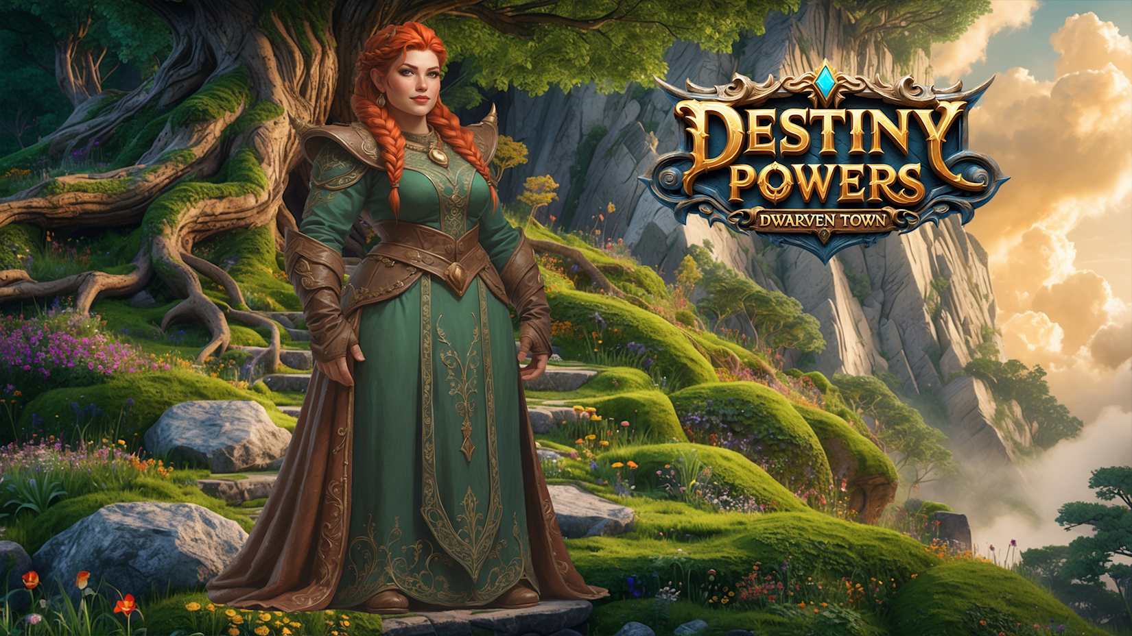 Capa de Destiny Powers: Dwarven Town